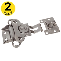 Large Twist Latch w/ Padlockable Keeper - SS