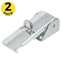 Padlocking Hasp Draw Pull Latch w/ Exposed Keeper