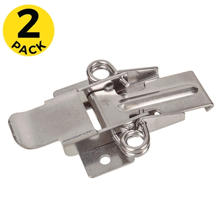 Large Compression Pull Down Catch w/ Holes - Adjustable Mounting