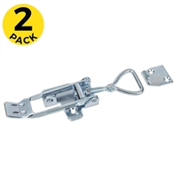 Adjustable Padlockable Draw Pull Latch w/ Keeper