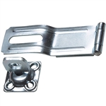 Hasp with Swivel Staple - Zinc Plated