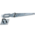 Hasp with CDS Pin & Staple - Blue Zinc Plated