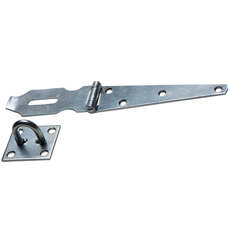 Hasp with CDS Pin & Staple - Blue Zinc Plated