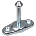 Male Door Holder Plunger - Zinc Plated
