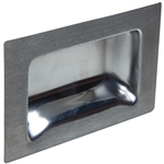 NSF SS Recessed Pull - 4.75"L x 2.5"W x 0.625"H