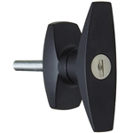 Locking T Handle - Matte Black