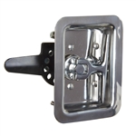 S/S Recessed Folding T Handle - Black Powder Coated