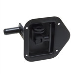 Folding T Handle - Black Finish w/ Padlock Brackets