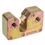 Slam Action Strike - Die-Cast Zinc - Yellow Zinc Finish - 1.25" x 2.00"