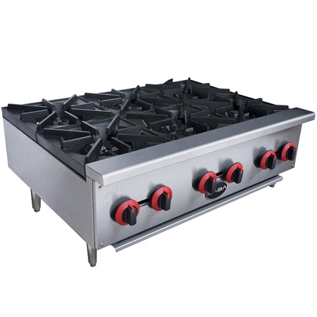 6 Gas Hotplate Cooker 150,000 BTU