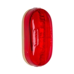 Oblong Clearance Marker Light - Red Fixture