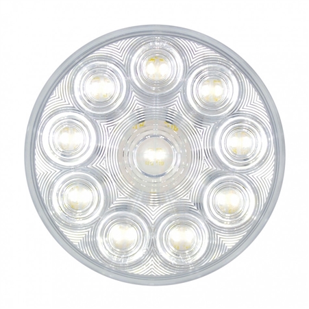 4" Round LED Backup Light - Competition Series - White