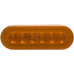 22 LED Oval GLO Light Amber/Amber - 6"