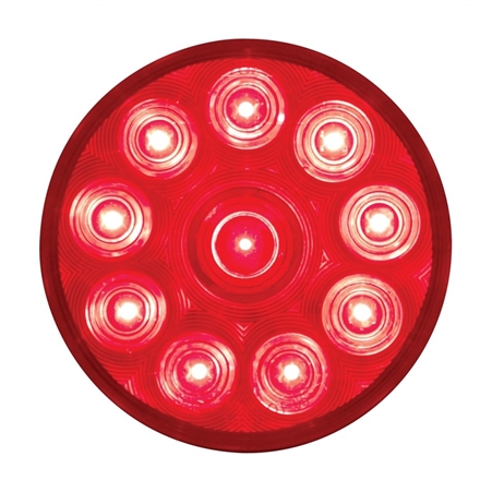 10 LED 4" S/T/T Light - Red/Red