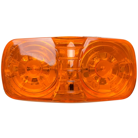 12 LED Rectangular Clearance Marker Amber