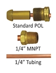 Marshall Excelsior Copper Pigtail - 1/4" MNPT x MPOL