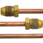 Marshall Excelsior Copper Hogtail - 3/8" MPOL x MPOL