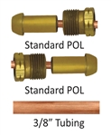 Marshall Excelsior Copper Hogtail - 3/8" MPOL x MPOL