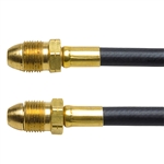 Marshall Excelsior Rubber Pigtail w/ Thermoplastic Hose - MPOL x MPOL