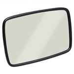 6-1/2" x 10" Wide Angle Flat Mirror Head - White