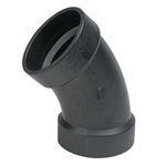 Elbow 45 Degree ABS Black