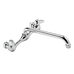 10" Wall-mount Faucet w/ Tubular Swing Spout