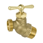 Brass No Kink Hose Bibb - MIP Inlet