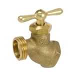 Brass No Kink Hose Bibb - FIP Inlet