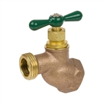 Brass No Kink Hose Bibb - FIP Inlet