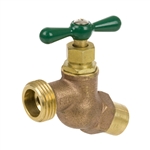 Brass No Kink Hose Bibb - Sweat Inlet