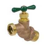 Brass No Kink Hose Bibb - MIP Inlet