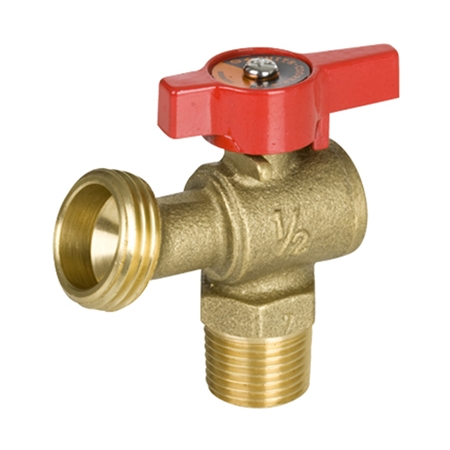 Brass Boiler Drain - MIP - 1/4 Turn