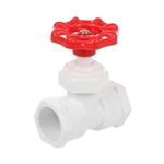 PVC Straight Stop Valve - Slip x Slip