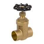 Brass Gate Valve - Sweat
