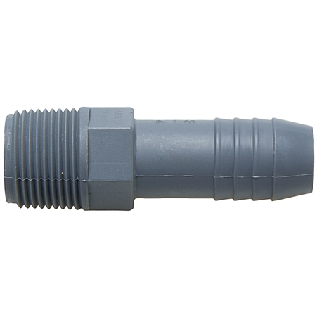 Male Adapter - Straight - MPT x Barb Insert