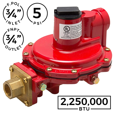 First Stage Regulators - FPOL x 3/4" FNPT 5 PSI (Fisher)