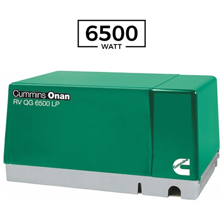 Cummins Onan 6.5kW RV LP Generator RV QG 6500