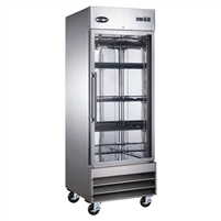 One Glass Door Reach-In Cooler
 S/S Interior & Exterior