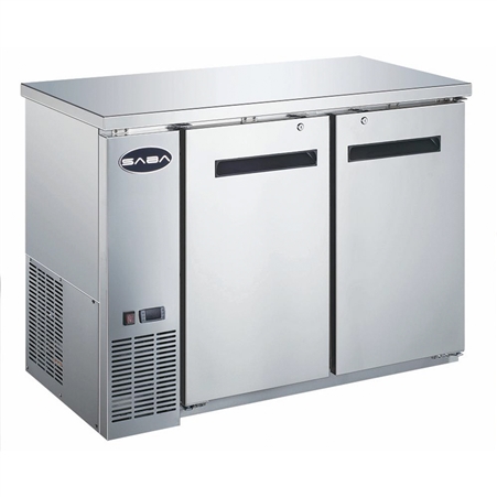 48" Two Door Back Bar Cooler (S/S)