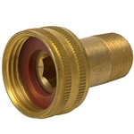 Brass Swivel Connector - Female Hose x Male Pipe Thread