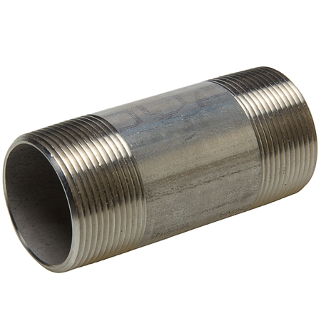 Stainless Steel Nipple - Welded - 1-1/2" Diameter