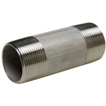 Stainless Steel Nipple - Welded - 1-1/4" Diameter