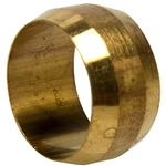 Brass Compression Sleeve - 10 Pack