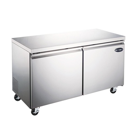 Two Door Under-Counter Freezer
 S/S Interior & Exterior