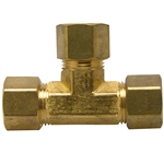 Brass Compression Tee