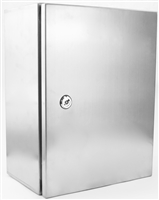 YuCo  YC-12x10x6-SS-UL-FE Fully Enclosed Stainless Steel Enclosure