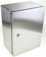 YuCo  YC-12x12x6-SS-UL-FE Fully Enclosed Stainless Steel Enclosure