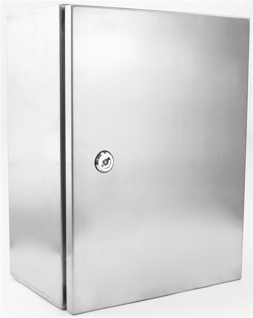 YuCo  YC-12x12x8-SS-UL-FE Fully Enclosed Stainless Steel Enclosure