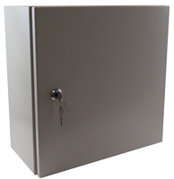 YuCo YC-12X8X6-UL-EL-2-KF NEMA 4 Enclosure with Lock and Keys