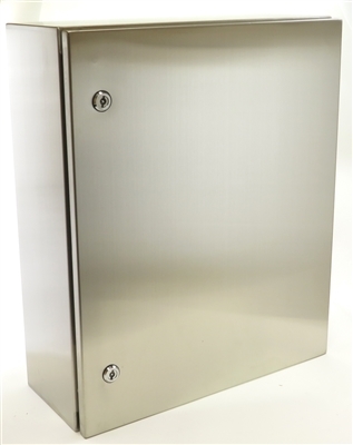 YuCo  YC-24x16x10-SS-UL-FE Fully Enclosed Stainless Steel Enclosure